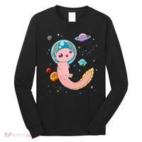 Cute Creepy Anime Pastel Goth Clothes Space Axolotl Kawaii Long Sleeve Shirt thumb 0