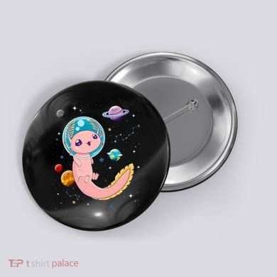 Cute Creepy Anime Pastel Goth Clothes Space Axolotl Kawaii Button