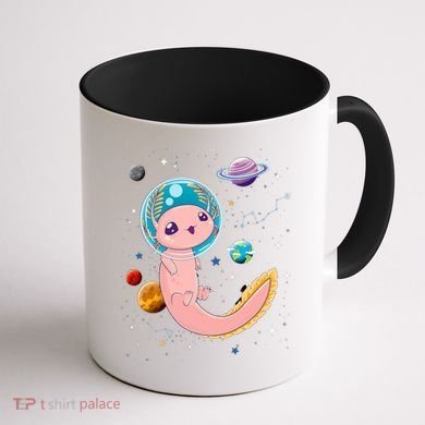 Cute Creepy Anime Pastel Goth Clothes Space Axolotl Kawaii Coffee Mug back