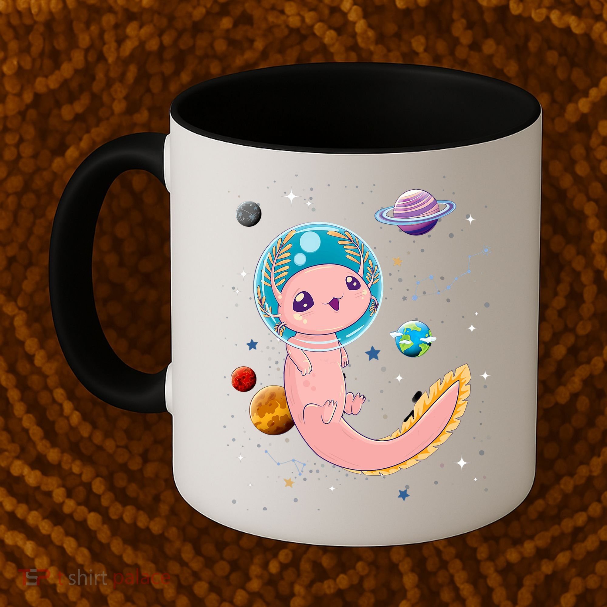 Cute Creepy Anime Pastel Goth Clothes Space Axolotl Kawaii Coffee Mug