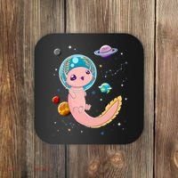 Cute Creepy Anime Pastel Goth Clothes Space Axolotl Kawaii Coaster thumb 0