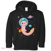 Cute Creepy Anime Pastel Goth Clothes Space Axolotl Kawaii Toddler Hoodie thumb 0