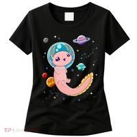 Cute Creepy Anime Pastel Goth Clothes Space Axolotl Kawaii Women's T-Shirt thumb 0