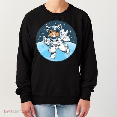 Cute Cat Astronaut Women's Sweatshirt