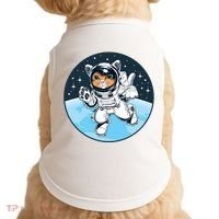 Cute Cat Astronaut Doggie Tank thumb 0