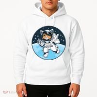 Cute Cat Astronaut Hoodie thumb 2