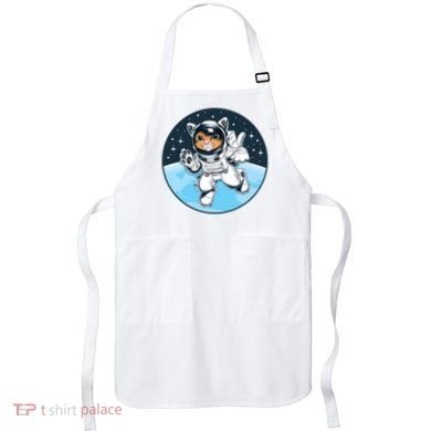 Cute Cat Astronaut Apron