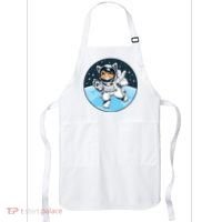 Cute Cat Astronaut Apron thumb 0