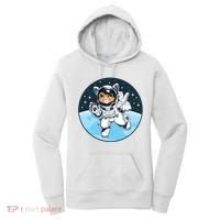 Cute Cat Astronaut Women's Hoodie thumb 0