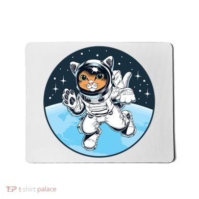 Cute Cat Astronaut Mousepad
