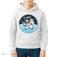 Cute Cat Astronaut Kids Hoodie thumb 4