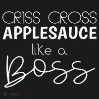 Criss Cross Applesauce Funny Kinder Teacher Back To School Visor thumb 3