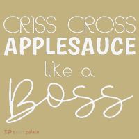 Criss Cross Applesauce Funny Kinder Teacher Back To School Sweatshirt thumb 2