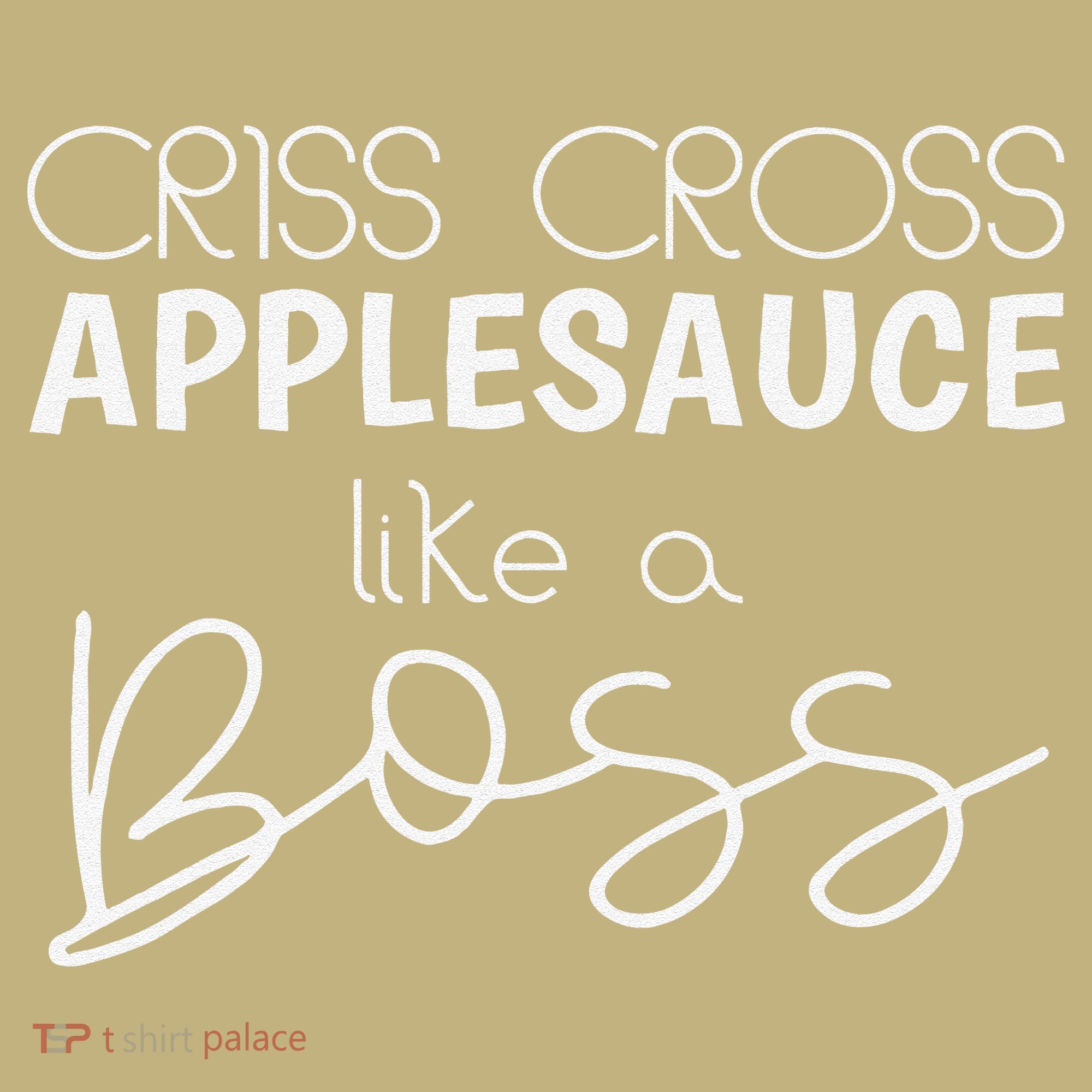 Criss Cross Applesauce Funny Kinder Teacher Back To School Mousepad