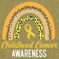 Childhood Cancer Awareness Rainbow Gold Ribbon Garment-Dyed Women's Muscle Tee thumb 6