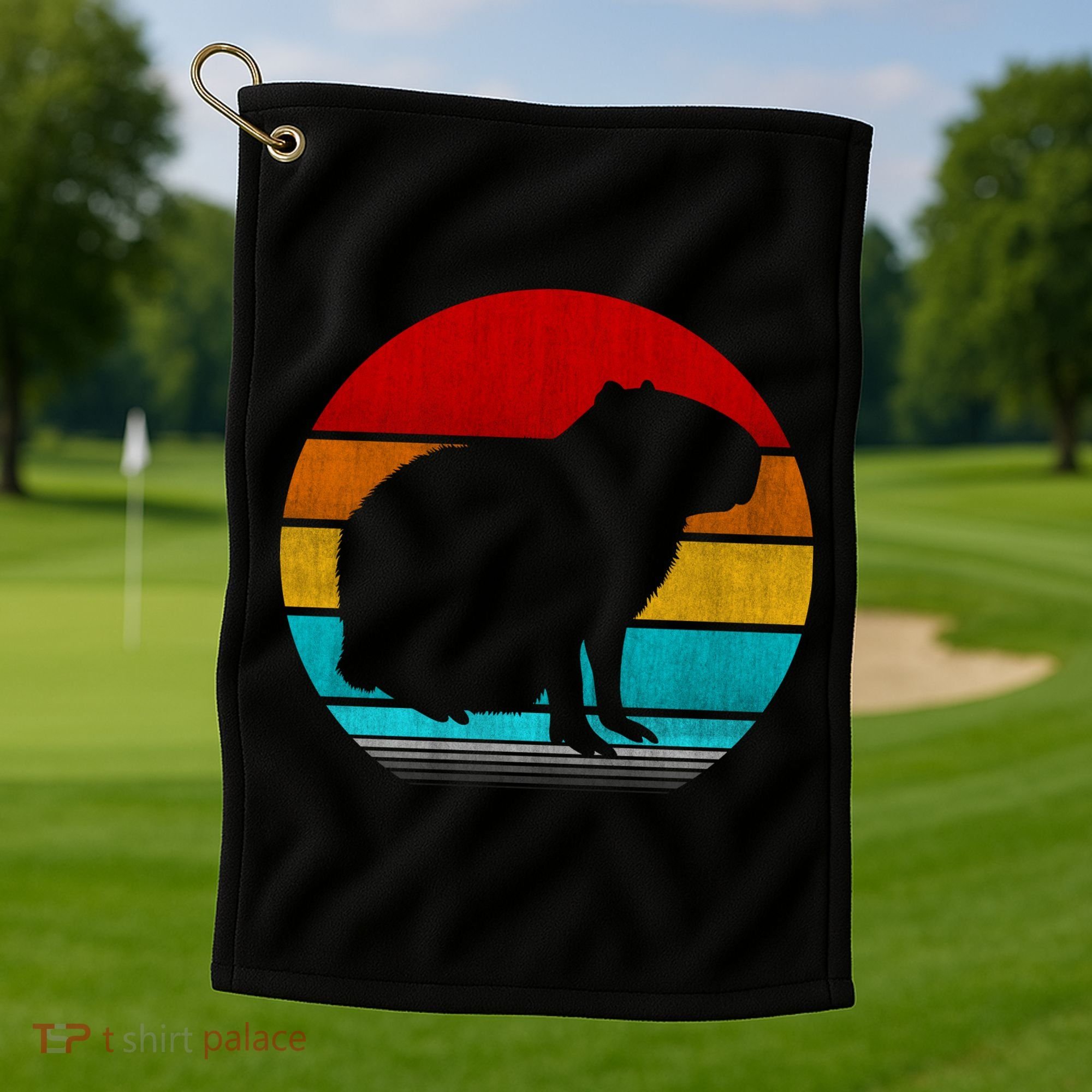 Capybara Golf Towel