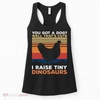 Cool Chicken Art For Men Women Poultry Chicken Farmer T Women's Tank Top thumb 0