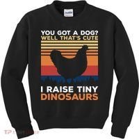 Cool Chicken Art For Men Women Poultry Chicken Farmer T Kids Sweatshirt thumb 0