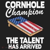 Cornhole Champion American Flag Board Funny Cornhole Golf Towel thumb 3