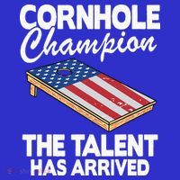 Cornhole Champion American Flag Board Funny Cornhole Women's T-Shirt thumb 6
