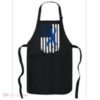 Colon Cancer Awareness Flag Apron thumb 0