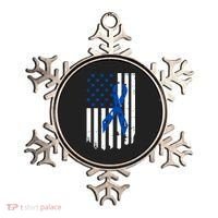 Colon Cancer Awareness Flag Ornament thumb 0