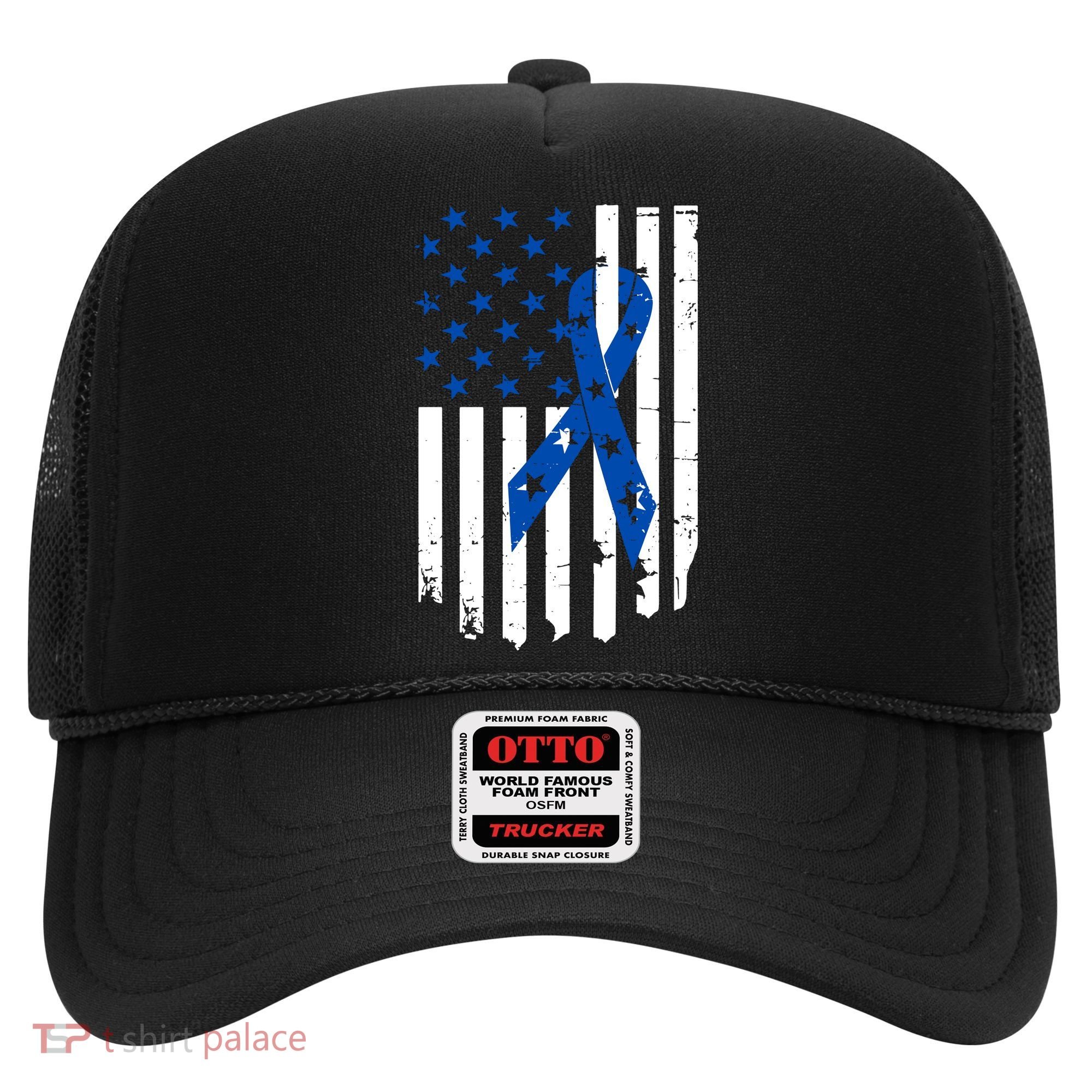 Colon Cancer Awareness Flag Hat