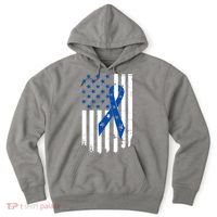 Colon Cancer Awareness Flag Hoodie thumb 0