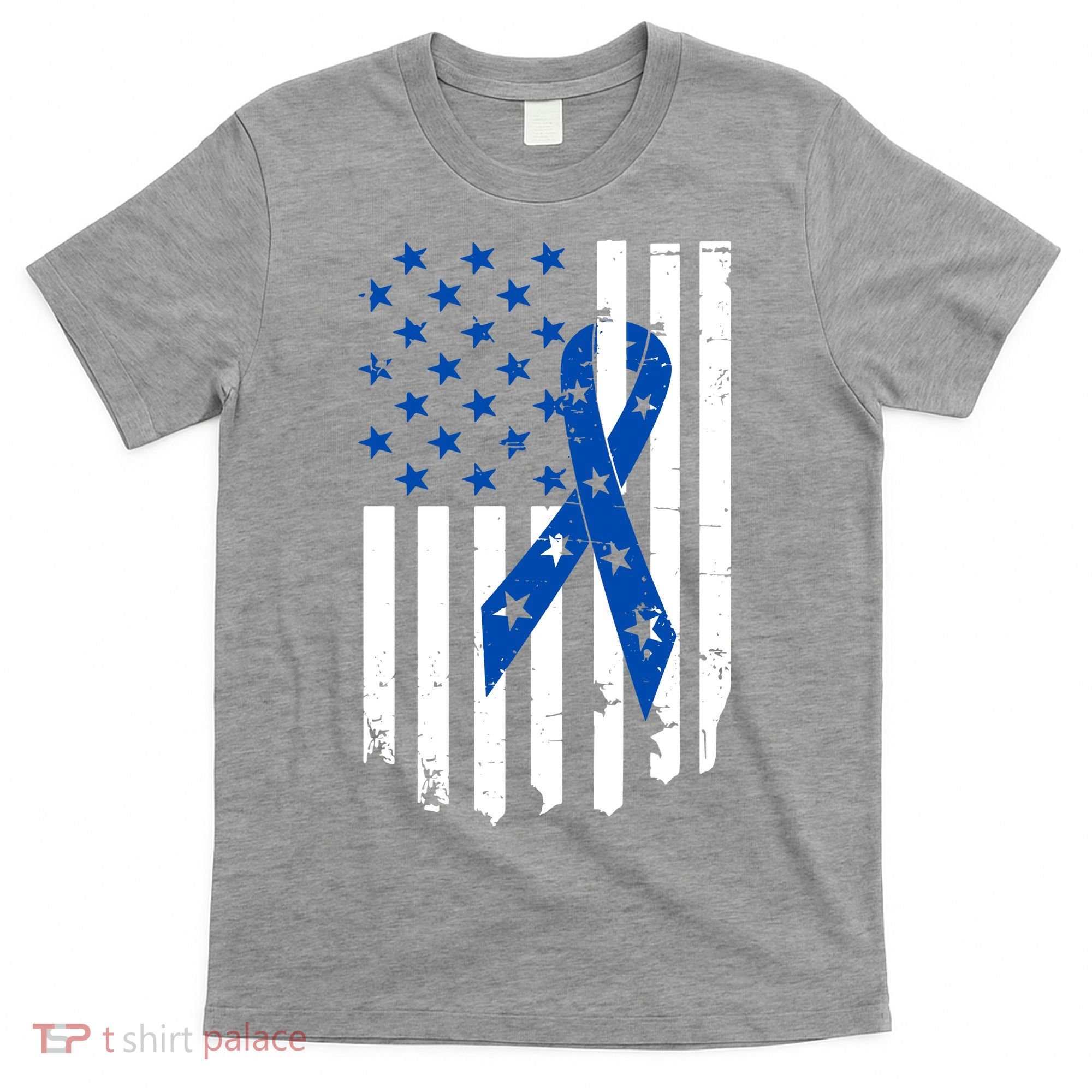 Colon Cancer Awareness Flag T-Shirt