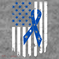 Colon Cancer Awareness Flag Women's Hoodie thumb 2