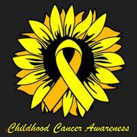 Childhood Cancer Awareness Sunflower Ribbon Beanie thumb 2