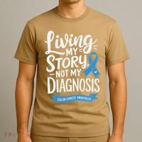 Colon Cancer Awareness Colorectal Cancer Month T-Shirt thumb 3