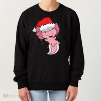 Cute Christmas Axolotl Santa Women's Sweatshirt thumb 0