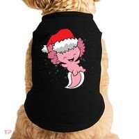 Cute Christmas Axolotl Santa Doggie Tank thumb 0