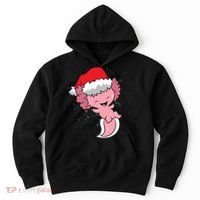 Cute Christmas Axolotl Santa Hoodie thumb 0
