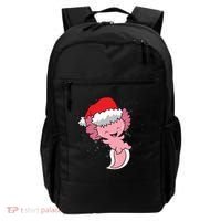 Cute Christmas Axolotl Santa Backpack thumb 0