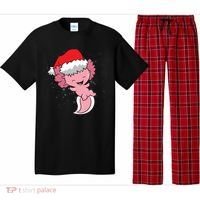 Cute Christmas Axolotl Santa Pajama Set thumb 0