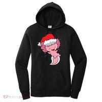 Cute Christmas Axolotl Santa Women's Hoodie thumb 0