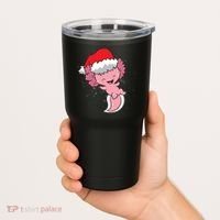 Cute Christmas Axolotl Santa Tumbler thumb 2