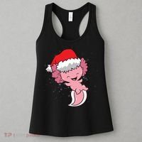 Cute Christmas Axolotl Santa Women's Tank Top thumb 3