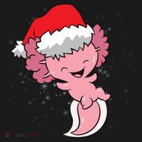 Cute Christmas Axolotl Santa Tote Bag thumb 4