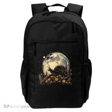 Cottage Core Aesthetic Snail Moon Flowers  Backpack