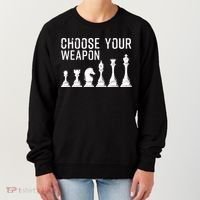 Cool Chess Art For Chess Player Chess Lovers Women's Sweatshirt thumb 0
