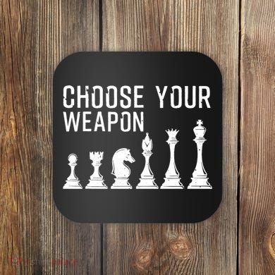 Cool Chess Art For Chess Player Chess Lovers Coaster