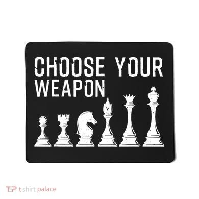 Cool Chess Art For Chess Player Chess Lovers Mousepad