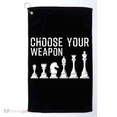 Cool Chess Art For Chess Player Chess Lovers Golf Towel