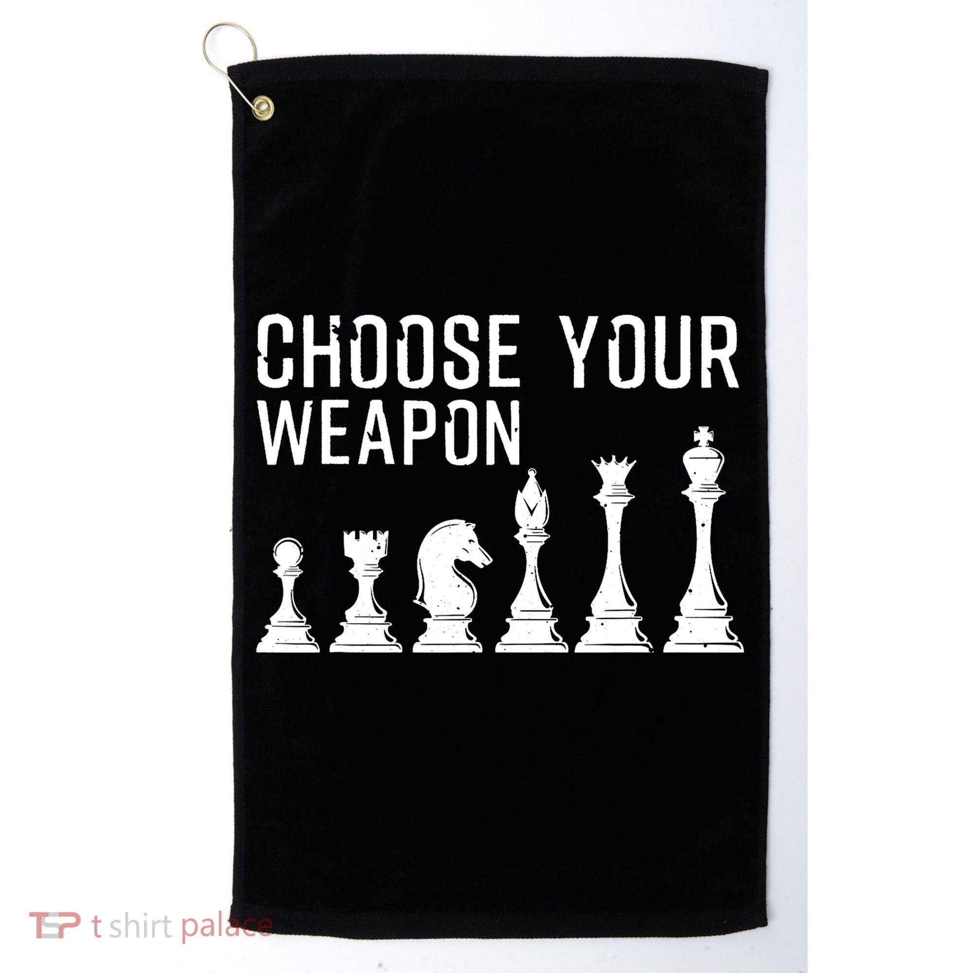 Cool Chess Art For Chess Player Chess Lovers Golf Towel