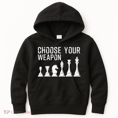 Cool Chess Art For Chess Player Chess Lovers Kids Hoodie