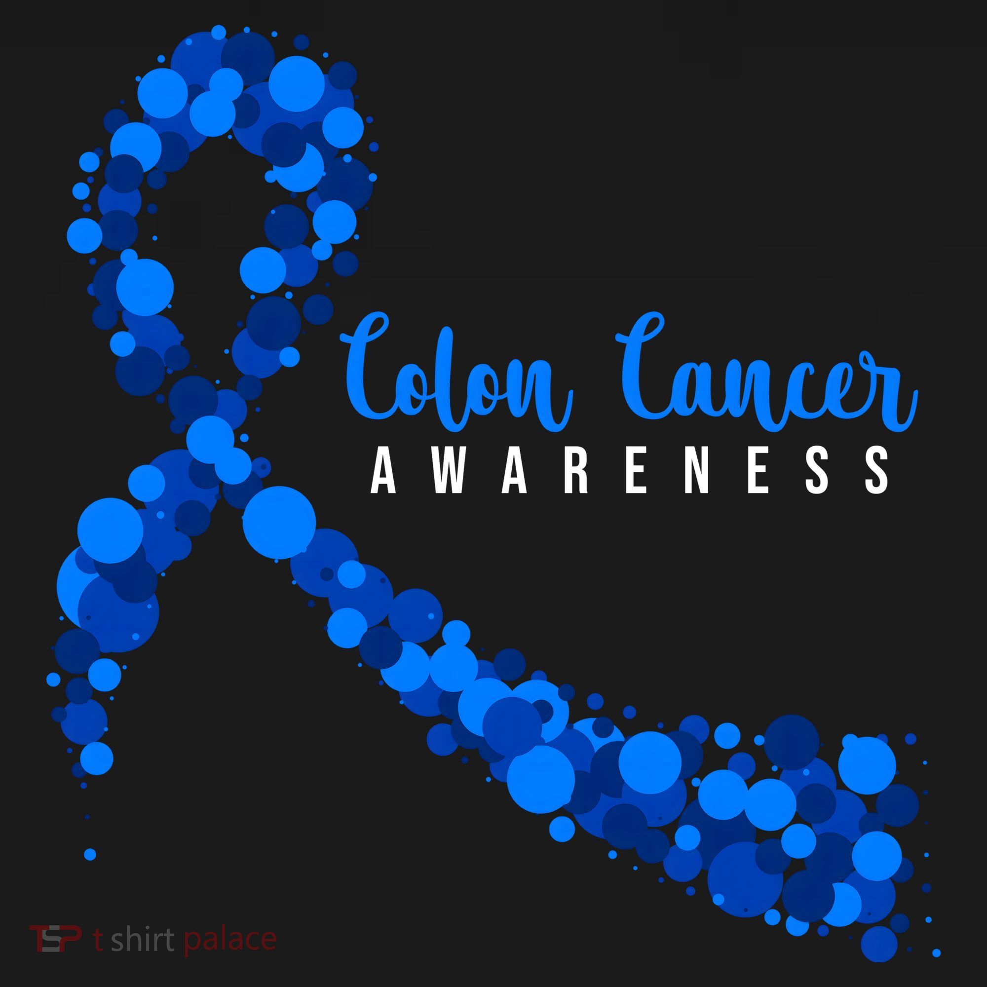 Colon Cancer Awareness Ribbon Coaster