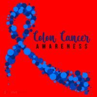 Colon Cancer Awareness Ribbon Santa Hat thumb 1